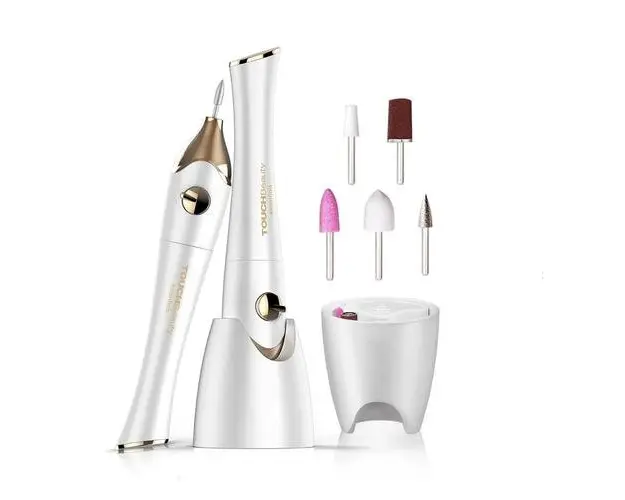 Set de manichiura si pedichiura Ardes Goldye ARMANI01 cu uscator de lac de unghii UV 