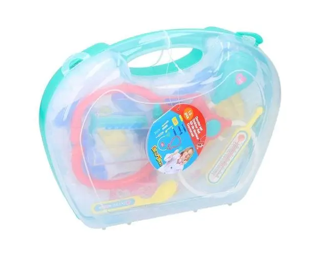 Set Doctor Eddy Toys 13, piese, Turcoaz