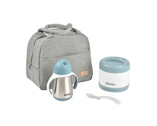 Set izoterm on the go 4 piese Beaba Blue