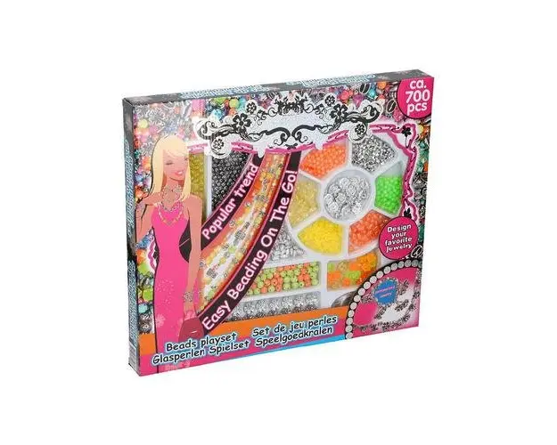 Set margele decorative Eddy Toys 700 piese Galben