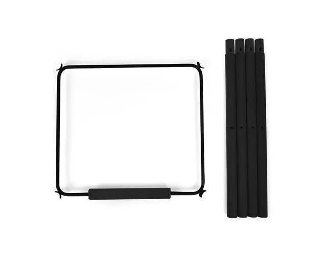 Set picioare cu suport pentru scaun de masa Childhome Evolu Negru