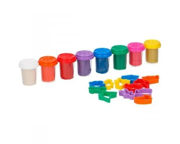 Set plastilina si forme Creative Kids, 20 piese