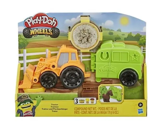 Set Play-Doh Wheels - Tractorul