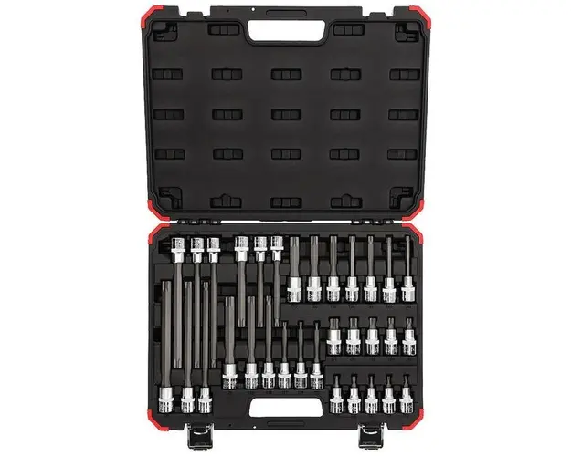 Set surubelnite Gedore R68003032, 32 piese (Negru/Rosu)