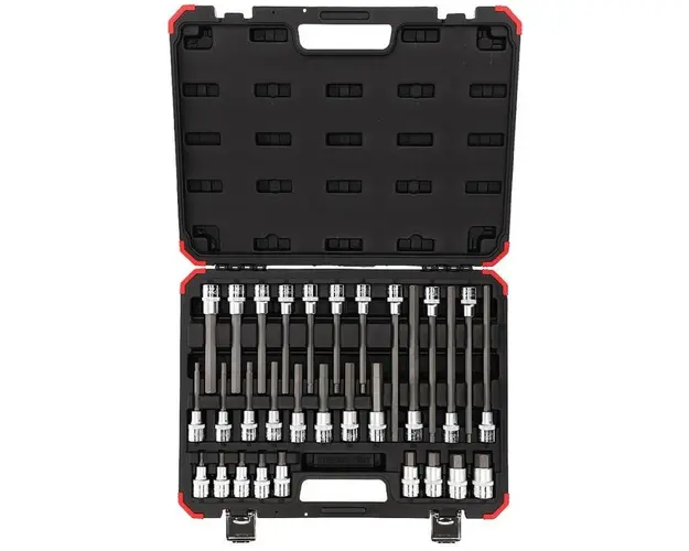 Set surubelnite Gedore R68003030, 30 piese (Negru/Rosu)