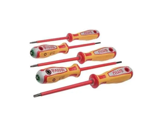 Set surubelnite NWS 096T-6, 6 piese (Rosu/Galben)