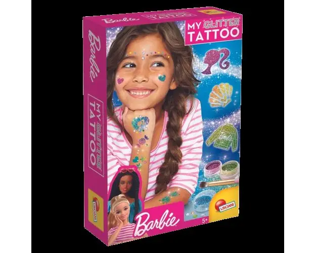 Setul meu de tatuaje cu sclipici - Barbie