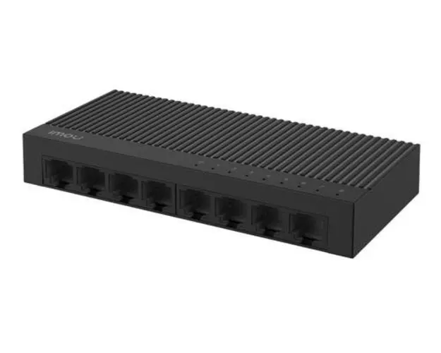 Switch IMOU SF108C, 8 Porturi, 100Mbps, RJ45 (Negru)