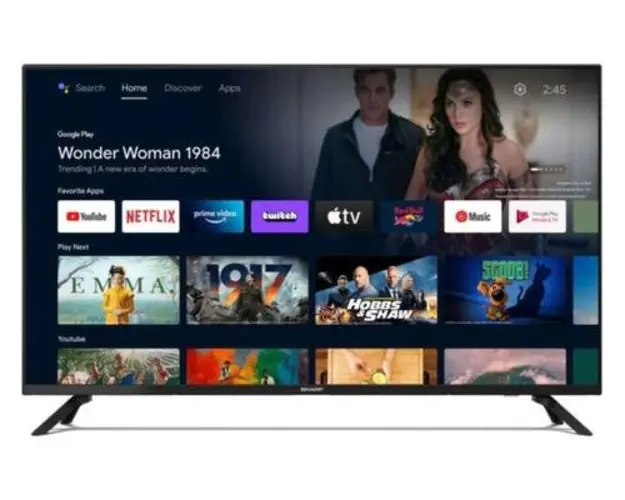 Televizor LED Sharp 101 cm (40inch) 40FG2EA, Full HD, Smart TV, WiFi