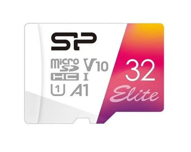 Card de memorie Silicon Power Elite, microSDHC, 32GB, Class 10, UHS-I U1, V10, A1 + Adaptor SD