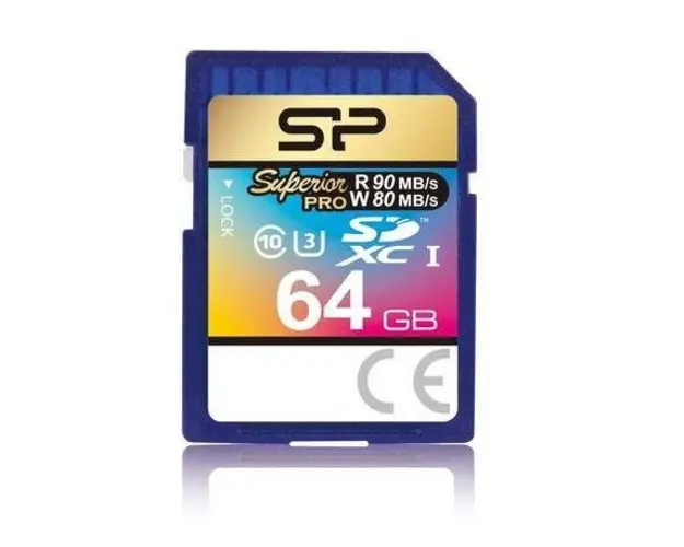 Card de memorie Silicon Power Superior Pro SDXC, 64GB, UHS-I U3, Clasa 10 
