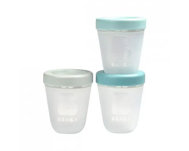 Set 3 recipiente silicon 200ml Jungle