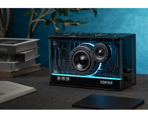 Sistem audio EDIFIER QD35-BK, RMS 40 W, Bluetooth 5.3, RGB, GaN 35W (Negru)