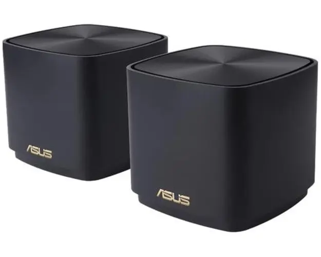 Sistem Wi-Fi ASUS ZenWiFi XD4 Plus (B-2-PK), AX1800, Dual-Band, acoperire 307m², Dual-Core CPU, 128MB/256MB Flash/RAM, Gigabit, AiProtection Classic, Traditional QoS, VPN server/client, IPTV, AiMesh, montare pe perete (Negru)