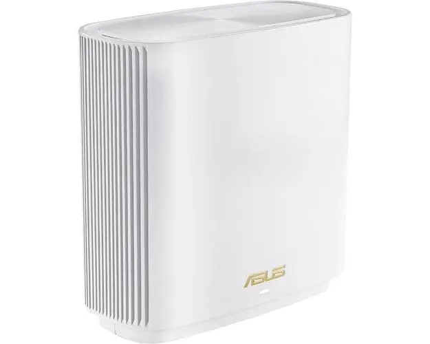 Sistem Mesh Wi-Fi ASUS XT9(W-1-PK), AX7800, Tri-Band Gigabit, Wi-Fi 6, AiMesh, cu acoperire completa pentru casa (Alb)