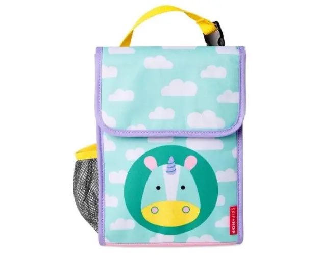 Saculet pentru pranz Skip Hop Zoo Unicorn 9H776610 (Albastru/Mov)