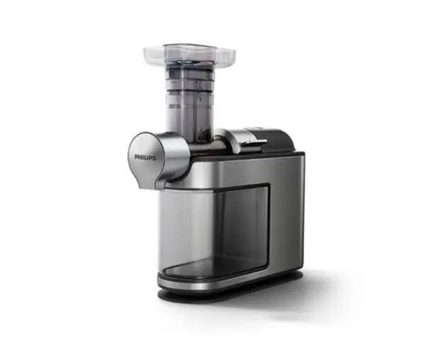 Storcator de fructe si legume cu macinare Philips HR1949/20, 200 W, 1l, 300 RPM (Argintiu)