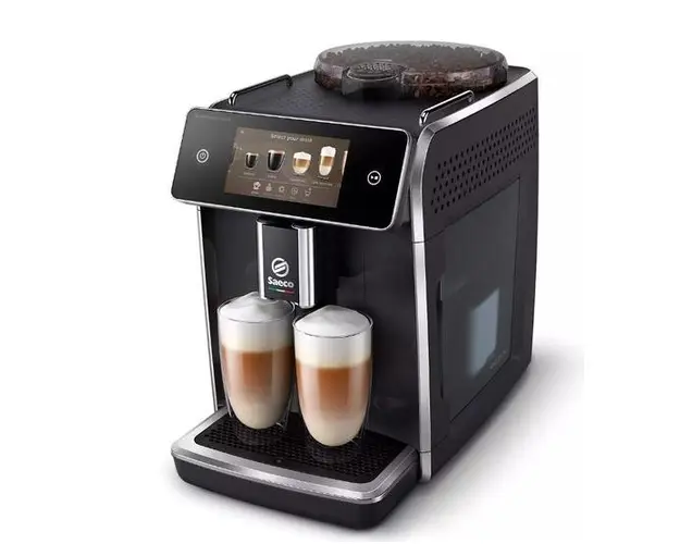 Espressor automat Saeco SM6680/00, 1500 W, 15 Bar, 1.8 L, 300 g (Negru/Argintiu)