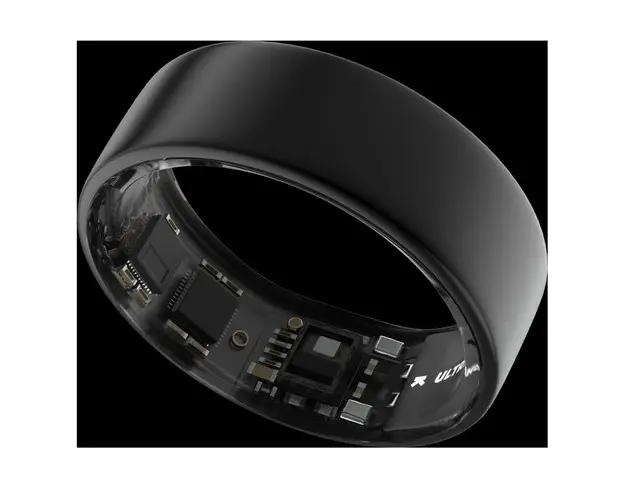 Smart Ring Ultrahuman Ring Air UHRA-MG-09, Bluetooth BLE5, HRV, VO2 Max, Android/iOS, Monitorizare ritm cardiac, Saturatie Oxigen, Autonomie 6 zile, 19.96 mm (Gri)