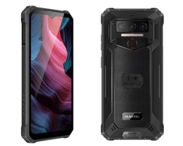 Telefon Mobil Oukitel WP23, Procesor MTK 6765 Octa-Core, Capacitive touchscreen 6.51inch, 4GB RAM, 64GB Flash, Camera 13 + 2 MP, 4G, Wi-Fi, Dual SIM, Android (Negru)