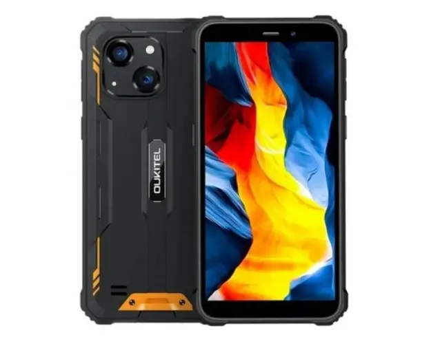 Telefon Mobil Oukitel WP32, Procesor Unisoc UMS9230, IPS LCD Capacitive touchscreen 5.93inch, 4GB RAM, 128GB Flash, Camera Duala 20 MP, 4G, Wi-Fi, Dual SIM, Android (Negru/Portocaliu)
