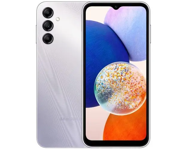 Telefon Mobil Samsung Galaxy A14 5G, Procesor Octa-Core, PLS LCD touchscreen 6.6inch, 4GB RAM, 64GB Flash, Camera Tripla 50+2+2MP, Wi-Fi, 5G, Dual Sim, Android (Argintiu)