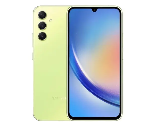 Telefon Mobil Samsung Galaxy A34, Procesor Mediatek MT6877V Dimensity 1080 Octa-Core, Super AMOLED touchscreen 6.6inch, 8GB RAM, 256GB Flash, Camera Tripla 48+8+5MP, Wi-Fi, 5G, Dual Sim, Android (Verde)