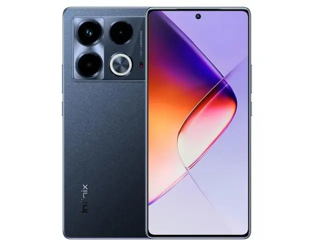 Telefon Mobil Infinix Note 40, Procesor Mediatek Helio G99 Ultimate, AMOLED 6.78inch, 8GB RAM, 256GB Flash, Camera Tripla, Wi-Fi, 4G, Dual Sim, Android (Negru)