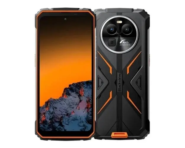 Telefon Mobil Blackview BV8100, Procesor Mediatek Helio G99, IPS LCD Capacitive touchscreen 6.5inch, 8GB RAM, 256GB Flash, Camera Duala 50+13MP, Wi-Fi, 4G, Dual Sim, Android (Negru/Portocaliu)
