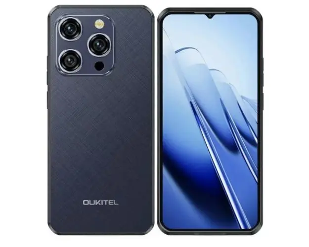 Telefon Mobil Oukitel WP52, Procesor Mediatek Dimensity 6100+ Octa-Core, IPS LCD Capacitive touchscreen 6.6inch, 4GB RAM, 256GB Flash, Camera Tripla 48 + 2 + 0.3 MP, 5G, Wi-Fi, Dual SIM, Android (Albastru)