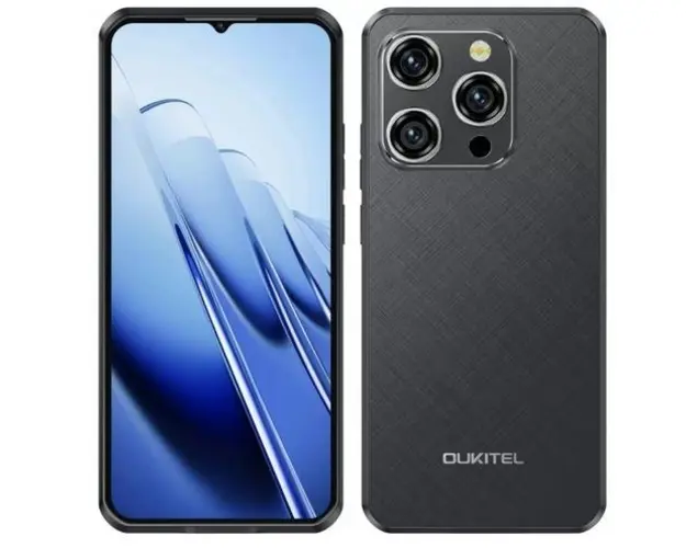 Telefon Mobil Oukitel WP52, Procesor Mediatek Dimensity 6100+ Octa-Core, IPS LCD Capacitive touchscreen 6.6inch, 4GB RAM, 256GB Flash, Camera Tripla 48 + 2 + 0.3 MP, 5G, Wi-Fi, Dual SIM, Android (Negru)