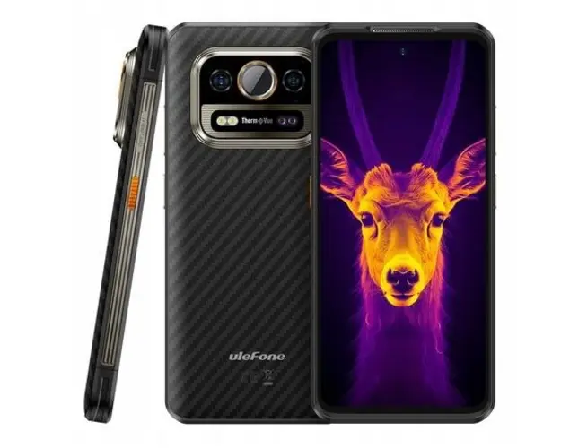 Telefon Mobil Ulefone Armor 25T Pro, Procesor Mediatek Dimensity 6300, IPS LCD Capacitive Touchscreen 6.78, 6GB RAM, 256GB Flash, Camera Tripla 50+64+Thermal camera, Wi-Fi, 5G, Dual SIM, Android (Negru)