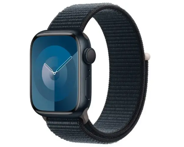 Smartwatch Apple Watch 9 GPS, 41mm Midnight Aluminium Case, Midnight Sport Loop