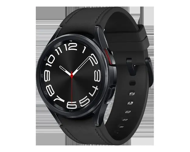 Smartwatch Samsung Watch 6 Classic SM-R955 4G LTE, ecran AMOLED 1.31inch, 2GB RAM, 16GB Flash, Bluetooth 5.3, Carcasa Otel, 43mm, Waterproof 5ATM (Negru)