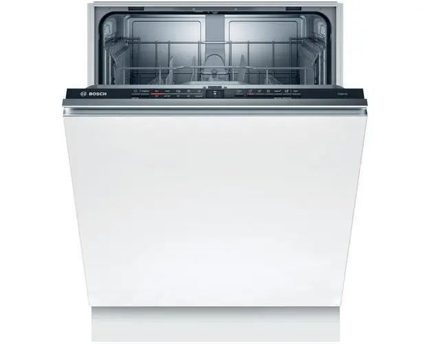 Masina de spalat vase complet incorporabila BOSCH SMV2ITX23E, 12 seturi, Clasa E, Sistem Aqua stop, 4 nivele de pulverizare a apei, Program igienizare, 60 cm (Alb)