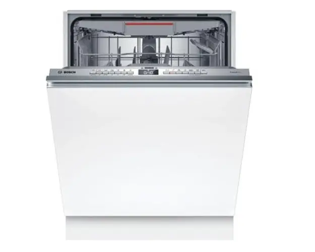 Masina de spalat vase complet incorporabila BOSCH SMV4EVX00E, 14 seturi, Clasa C, Cosuri VarioFlex, Sistem Rackmatic triplu, Silence Plus, 60 cm (Alb)