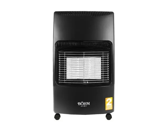 Soba pe gaz BÖHM BF-003A, GPL, 4200 W, 3 trepte de putere, 20-80 m², Regulator GPL, Furtun GPL 1,5 m