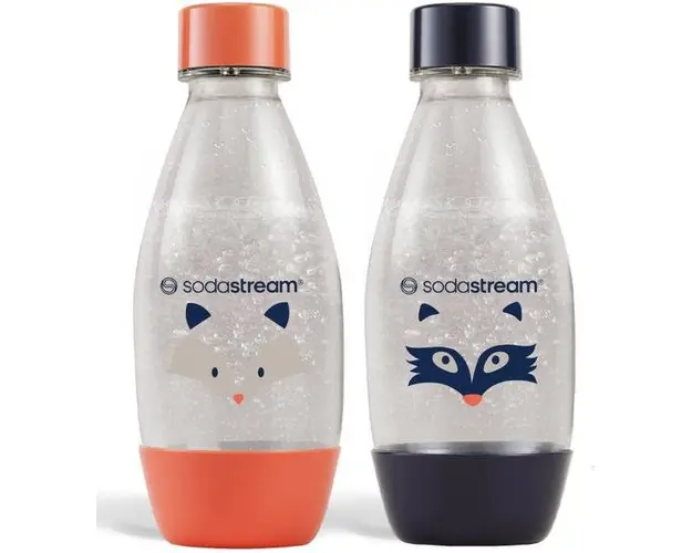 Set 2 sticle carbonatare SodaStream Fuse Little Heroes, 2 x 0.5 l