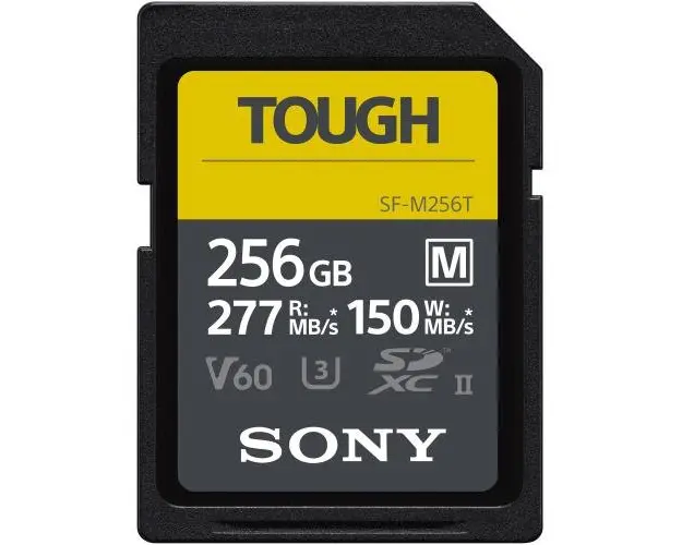 Card de memorie Sony M Tough Series, 256GB, SDXC, UHS-II U3, Clasa 10, V60