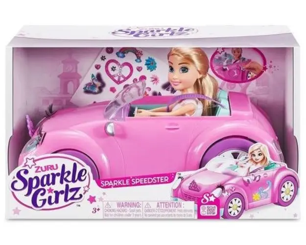 Papusa Zuru Sparkle Girlz cu masina, 25 cm