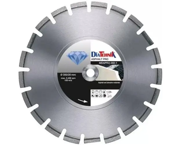 Disc diamantat Smart Quality MDAPRO-350-6, 350 x 30/25.4 mm (Argintiu)