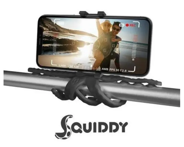 Trepied telefon mobil Celly SQUIDDYBK, Flexibil (Negru)