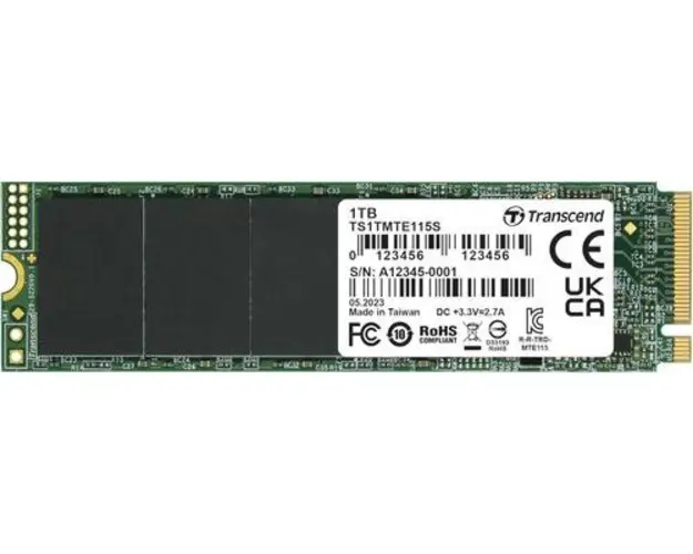 SSD Transcend MTE115S, 1TB, M.2 2280, PCIe Gen3 x4 NVMe