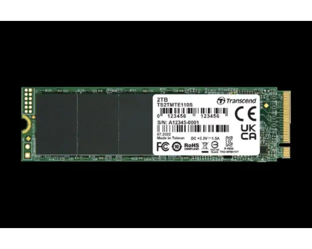 SSD Transcend M.2 MTE110S, 2TB, M.2 2280, PCIe Gen3 x4 NVMe