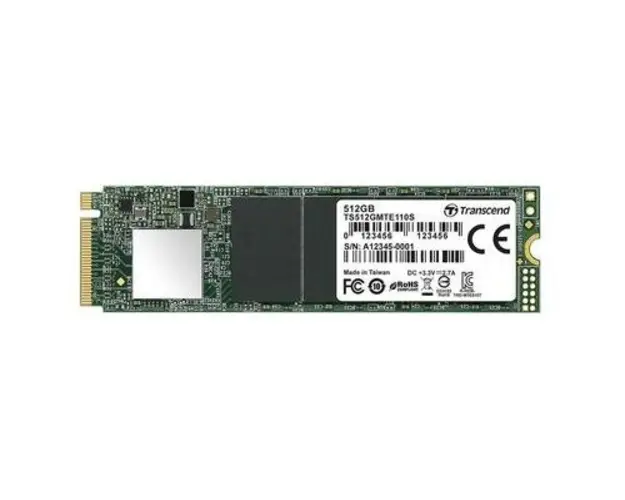SSD Transcend MTE112S, 512GB, M.2 2280, PCIe Gen3 x4 NVMe, 3D NAND Flash