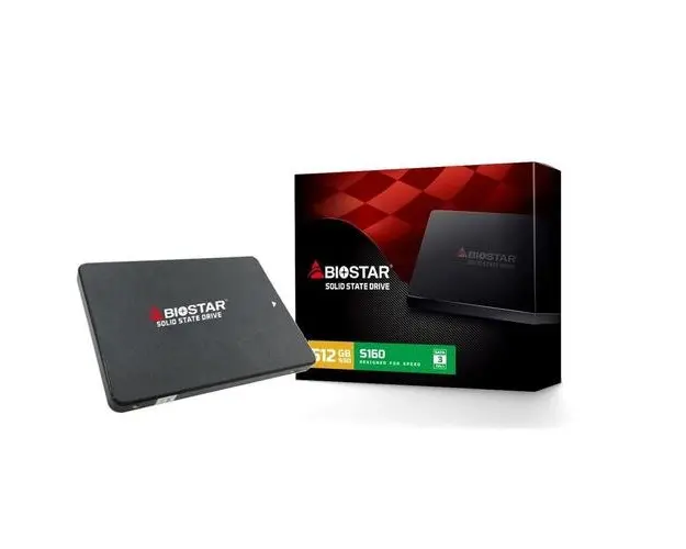 SSD Biostar S160, 512GB, SATA-III, 2.5 inch