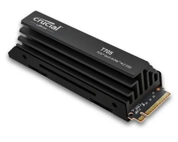 SSD Crucial T705, 1TB, PCI Express 5.0 NVMe, M.2 2280, cu Heatsink