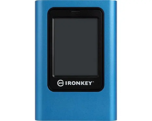 SSD Extern Kingston IronKey Vault Privacy 80, 1.92TB, USB 3.2 Gen 1 (Albastru)