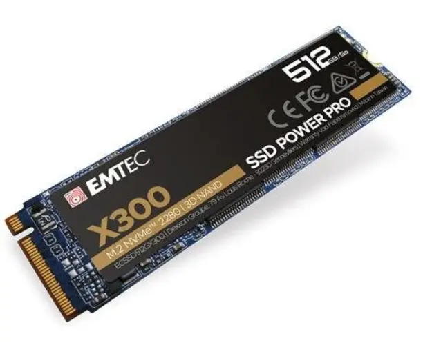 SSD EMTEC X300 Power Pro, 512GB, PCI Express x4, NVMe PCIe M.2