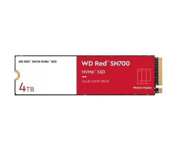SSD Western Digital Red SN700, 4TB, M.2280, PCIe Gen 3.0 x4 NVMe